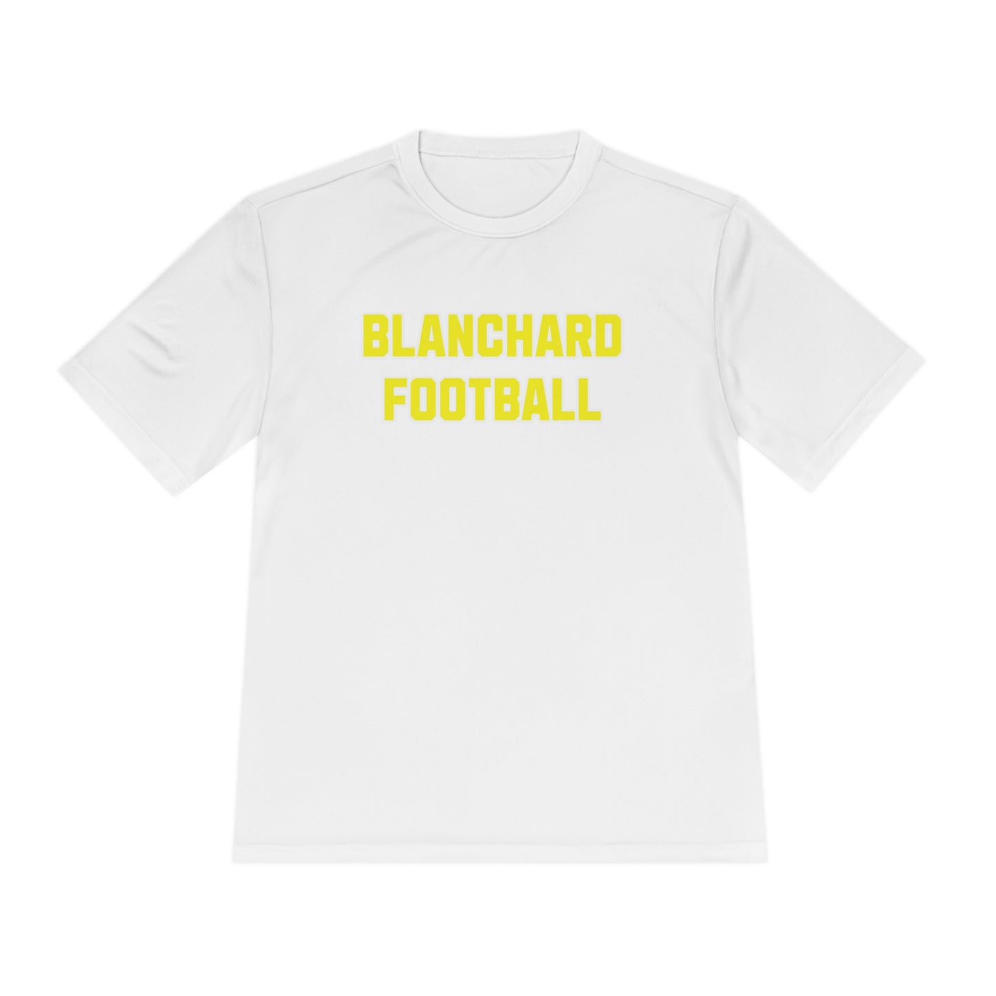 Unisex Moisture Wicking Tee adult Blanchard Football